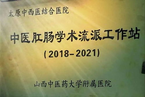 山西中医药大学附属医院授予我院 中医肛肠学术流派工作站